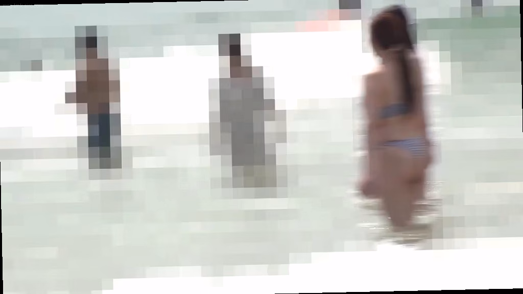 撮影シーン:望遠レンズで追う美女たち 0